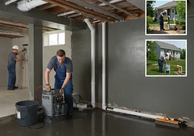 Basement Waterproofing and Flood Prevention process in McCrory, AR